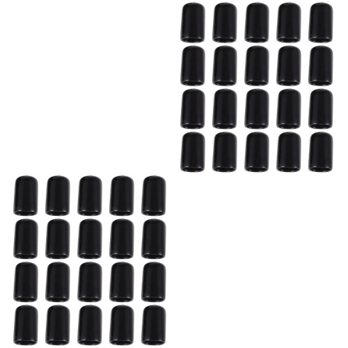120 Pcs Wire Protection Cap Rubber Insulating Cap Round 2