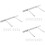 3Pcs Hidden Floating Shelf Bracket Double Poles Heavy Duty 6