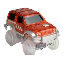 3Pcs Light Up Car Track Racing Accessories For Most Tracks Red