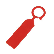 200 Pcs Pp Greenhouse Plant Ring Hanging Collar Tag Label Red