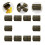 20 Pcs Plastic Storage Boxes For Kids Toy Game Decor 10