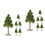 12 Pcs Miniature Road Tree Landscape Decoration Sand Table Ornaments 5