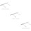 3Pcs Hidden Floating Shelf Bracket Double Poles Heavy Duty 9