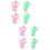 8 Pcs Dinosaur Clockwork Wind Up Toys For Kids (Random Color) 7