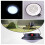 3Lampes Camping 60 LED Noir ABS Portable Pour Sortie 3