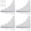 8 Pcs Replacement Metal Guitar Case Corner Protector Cover Silver 1