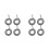 8 Pcs Replacement Iron Return Spring For Door Handle 9