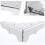 8 Pcs Replacement Metal Guitar Case Corner Protector Cover Silver 5