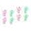 8 Pcs Dinosaur Clockwork Wind Up Toys For Kids (Random Color) 5