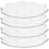 8 Pcs Glass Tea Saucers Cup Mats Set 2