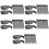 5 Sets Landscape Edging Coil Kit With Spikes Plastic Garden Border 7