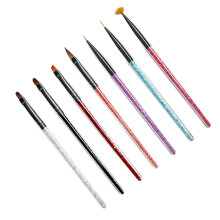 2 Sets Nail Art Pen Brush Kit With Drill Handle For Nail Painting