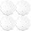 8 Pcs Glass Tea Saucers Cup Mats Set 1
