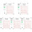 5 Sets Transparent Whiteboard Handwritten Message Board 2