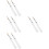 8Pcs Multi Plastic Pollination Pen Manual Pollinator for Fruit Trees 8