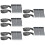 5 Sets Landscape Edging Coil Kit With Spikes Plastic Garden Border 11