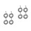 8 Pcs Replacement Iron Return Spring For Door Handle 7