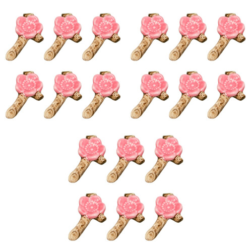 18 Pcs Porcelain Spoon Household 2