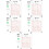 5 Sets Transparent Whiteboard Handwritten Message Board 7