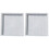 2pcs Concrete White Stepping Stone 2