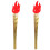 2Pcs Simulation Torch Toy Artificial Prop No Battery 4