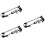 3Pcs Submersible Aquarium LED Light Adjustable Tank Lamp 7