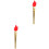 2Pcs Simulation Torch Toy Artificial Prop No Battery 5