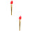 2Pcs Simulation Torch Toy Artificial Prop No Battery 9