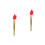 2Pcs Simulation Torch Toy Artificial Prop No Battery 6