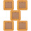 5Pcs Square Photo Frame For Picture Display Home Decoration 8