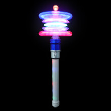 5Pcs Colorful Led Light Up Snowflake Wand For Party Event