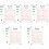 5 Sets Transparent Whiteboard Handwritten Message Board 3