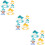 12 Pcs Shower Cap Plastic Sun Visor Shampoo Toddler 8