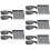 5 Sets Landscape Edging Coil Kit With Spikes Plastic Garden Border 10