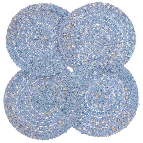16 Pcs Woven Round Cup Coasters For Home 1