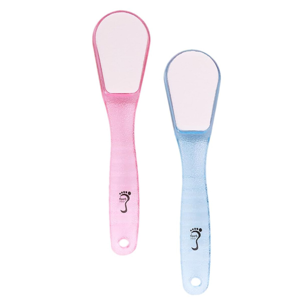2Pcs Double Sided Foot File Callus Remover for Dead Skin Smoothing Pedicure and Hard Skin Care