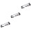 3Pcs Submersible Aquarium LED Light Adjustable Tank Lamp 5