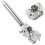 Raindrops 2 Pcs Kitchen Scissors Multifunction Sharpener 6