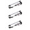 3Pcs Submersible Aquarium LED Light Adjustable Tank Lamp 8