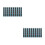 20 Pcs 4/4 Violin Scale Stickers For Learning Fretboard Notes Blue 9