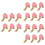 18 Pcs Porcelain Spoon Household 6