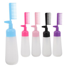 Travel Size Hair Oil Bottle Comb Root Alicator Bottle for Hair Dyeing 5pcs Applicator Set