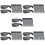 5 Sets Landscape Edging Coil Kit With Spikes Plastic Garden Border 8