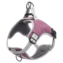 Paars Duurzaam Hondentuig Reflecterend Pet Chest Vest Ademend