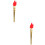 2Pcs Simulation Torch Toy Artificial Prop No Battery 8