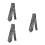3Pcs Multi Color Necktie Durable Material for Funny Theme Party 4