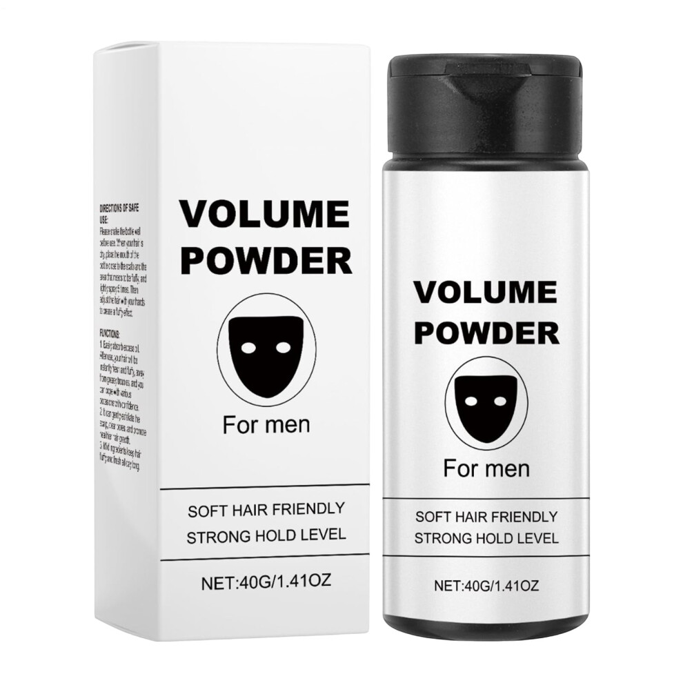 Hair Styling Powder for Men with Instant Volume Boost and Matte Finish Grip