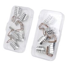 Nail Extension Forms 10Pcs Reusable Transparent Crystal for Acrylic and Gel with Secure Fit Design