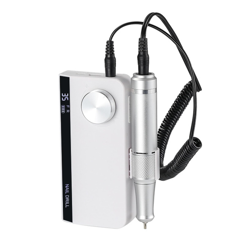 Cordless Nail Drill Electric Nail File 35000RPM Rechargeable Professional Manicure Pedicure Tool