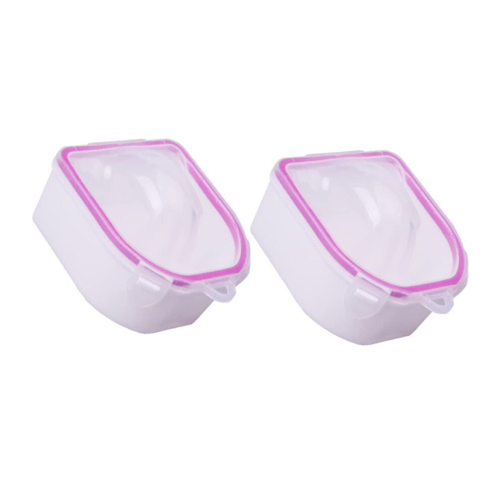 Nail Soaking Bowl Set Acrylic Nail Soak Off Bowls for Gel Removal Cuticle Softening Home Salon